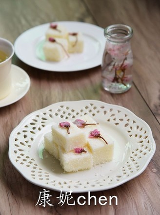 Sakura Coconut Milk Cake