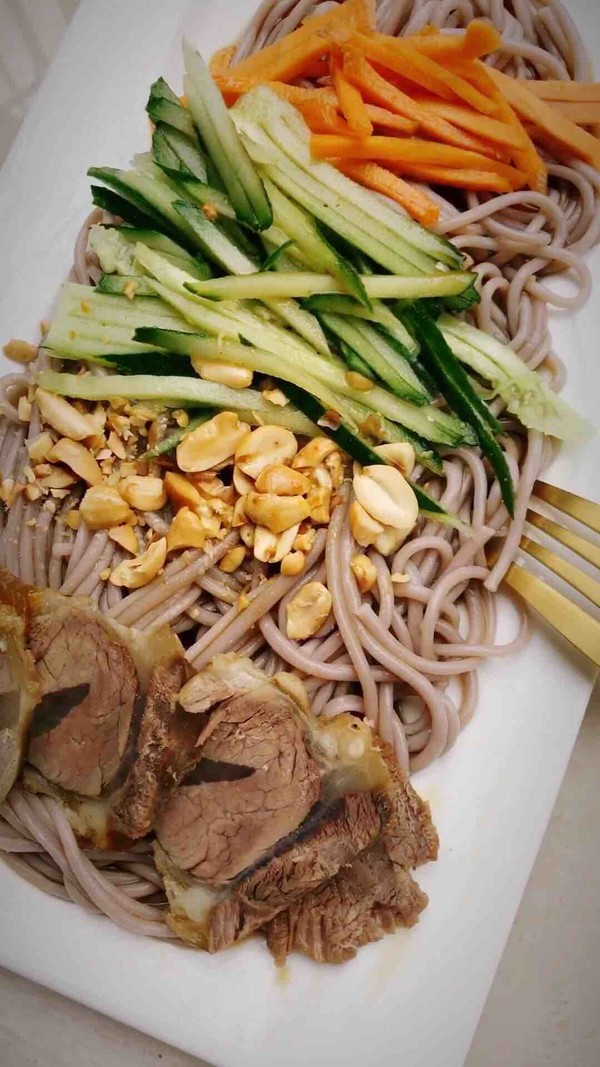 Beef Joe Mai Cold Noodles recipe
