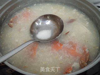 Double Rice Sea Crab Congee recipe