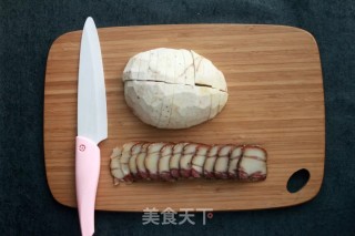 Steamed Bacon with Lotus and Taro recipe