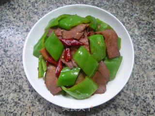 Stir-fried Beef with Green Pepper recipe