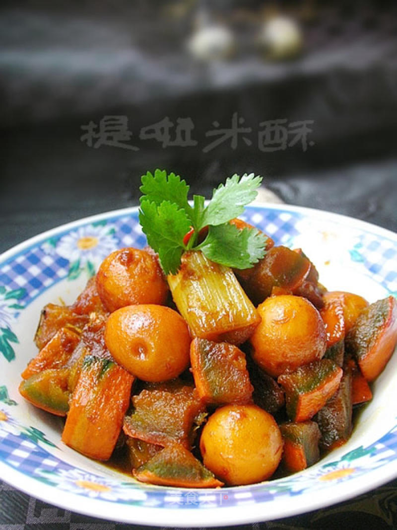 Different Delicacy-pumpkin with Quail Eggs recipe