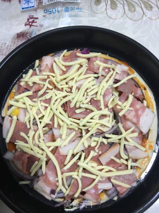 Onion Bacon Pizza recipe