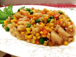 A Simple and Delicious Fast Hand Dish for The New Year ~ Jin Yu Man Tang recipe