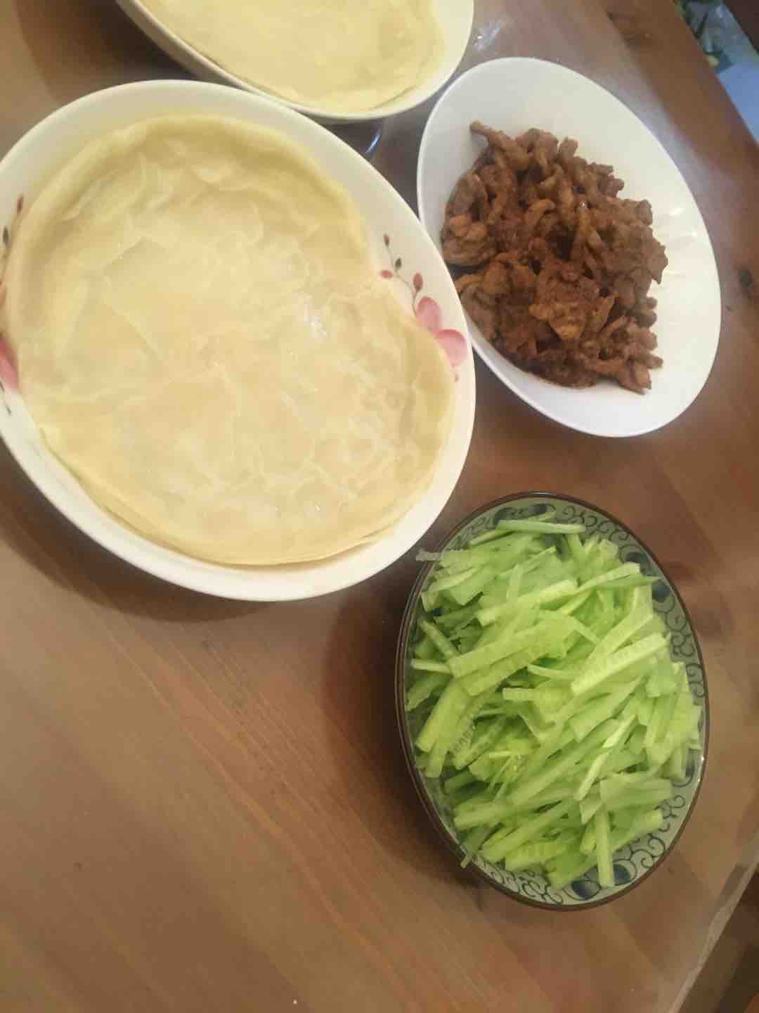 Simple Version of Shredded Pork with Beijing Sauce recipe