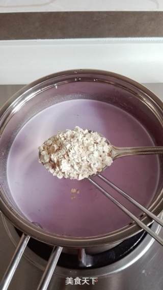 Purple Sweet Potato Oat Milk Soup recipe