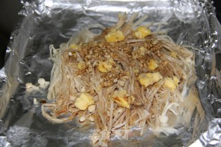 Garlic Roasted Enoki Mushroom recipe