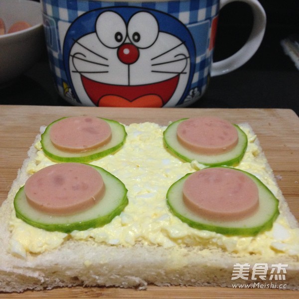 Egg Ham Sandwich recipe