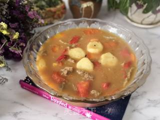 Beef Stewed with Tomatoes and Horseshoe recipe