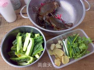 Crab Boiled Bitter Gourd recipe