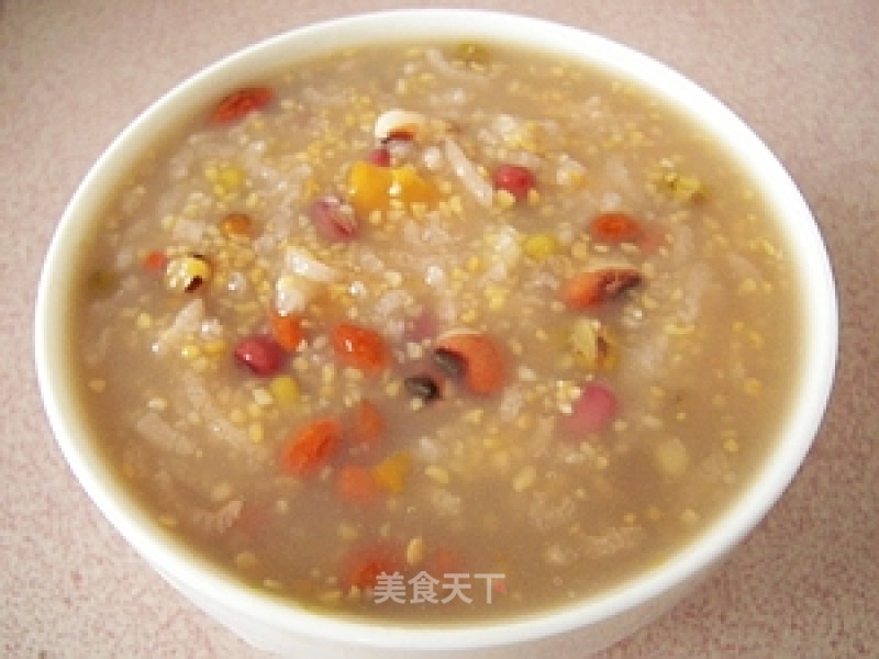 Sweet Potato Bean Congee recipe