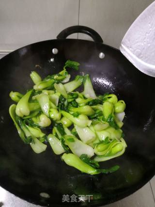 Vegetarian Stir-fried Rapeseed recipe