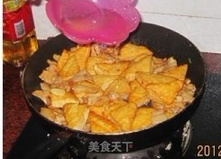 Braised Pork Belly with Tofu recipe