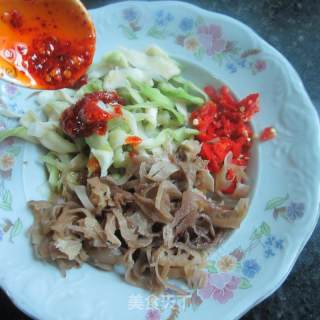 Cold Mushrooms and Mustard Shreds recipe