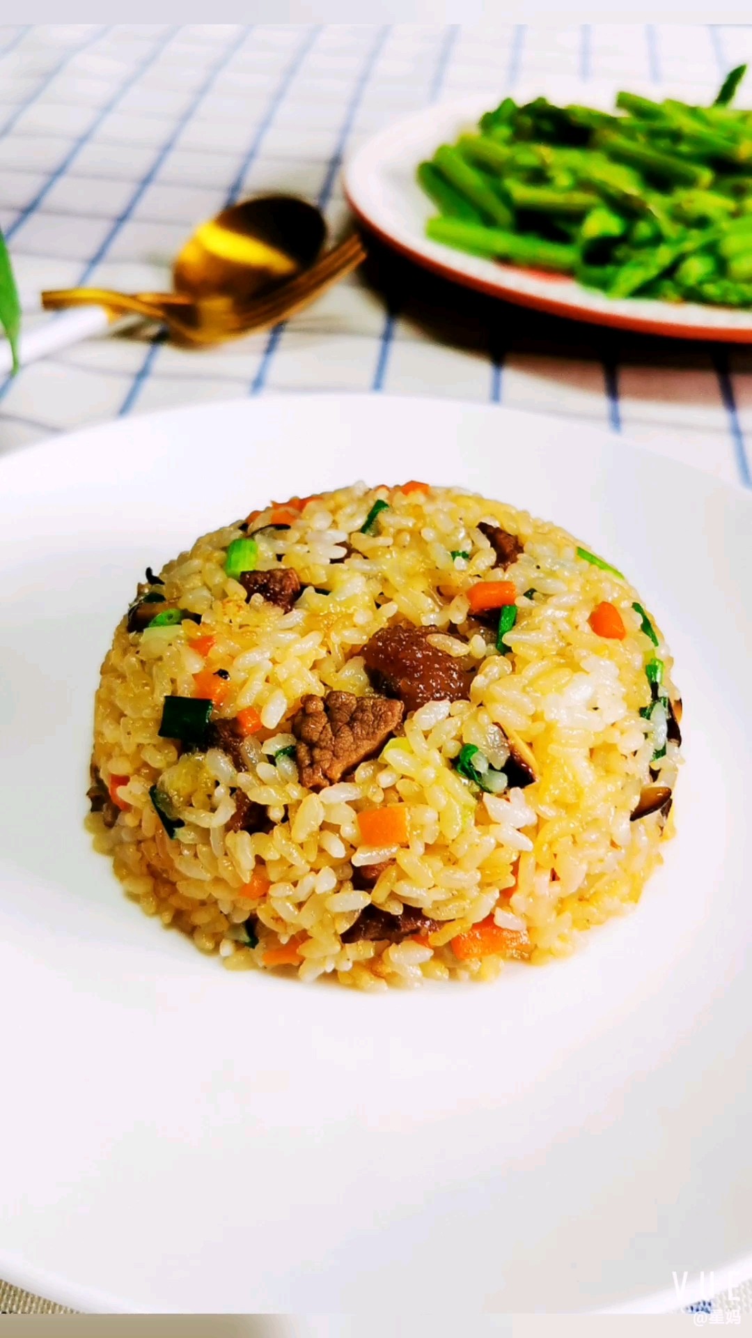 Cheese Beef Fried Rice recipe