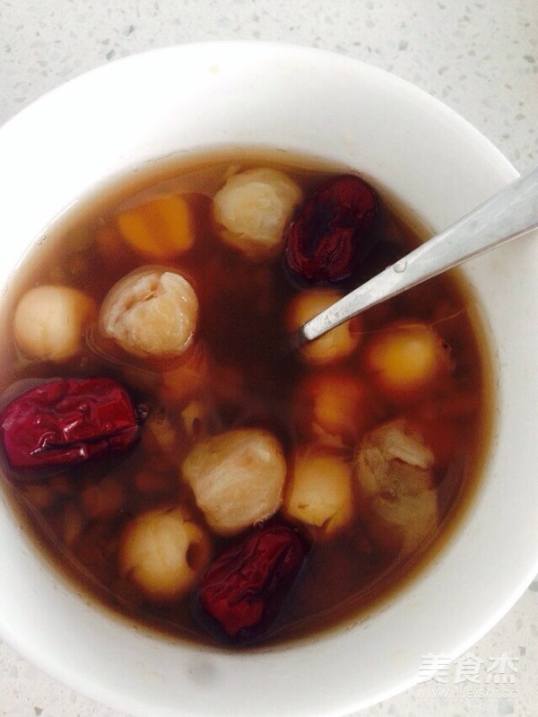 Mung Beans, Lotus Seeds, Red Dates and Longan Soup recipe