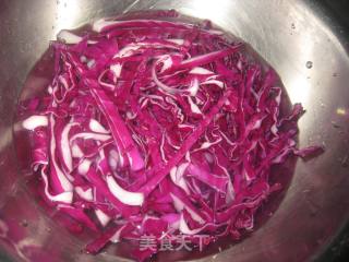 Green Onion and Purple Cabbage recipe