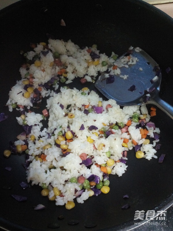 Colorful Fried Rice recipe