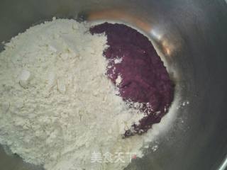 Purple Sweet Potato Mantou recipe