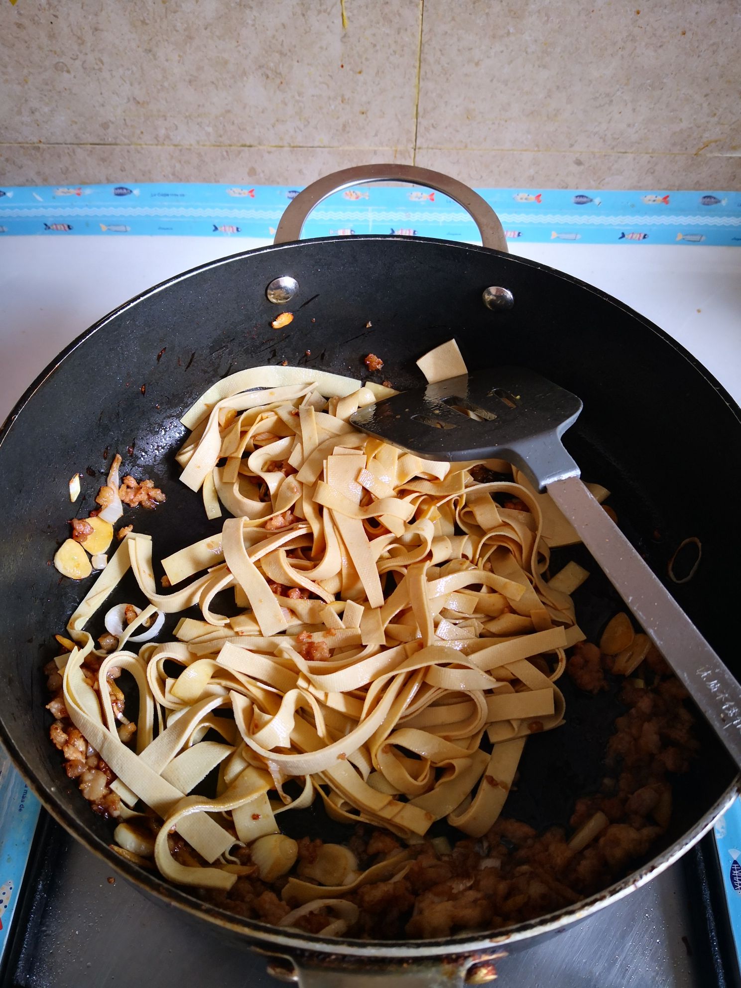 Cabbage Dried Tofu Soup recipe