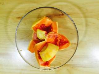 Milk Frozen Papaya Juice recipe