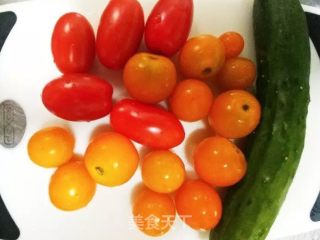 Tomato and Cucumber Cold Combination recipe