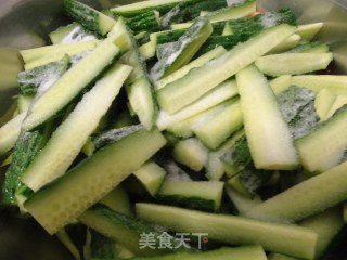 Pickled Cucumber Strips recipe