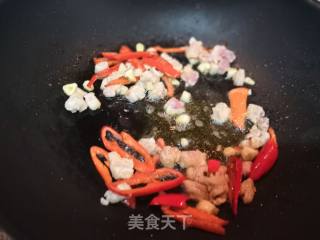 Stir-fried Snow Peas with Pork Belly recipe
