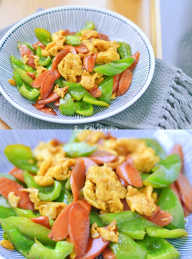 Scrambled Eggs with Bell Pepper recipe