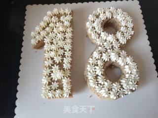 Number Birthday Cake recipe