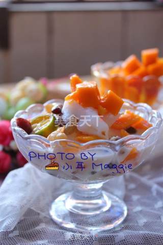 Fresh Milk Fruit Smoothie recipe