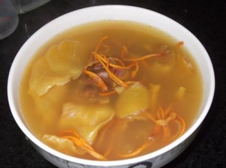 Flower Maw Cordyceps Flower Shark Fin Soup recipe