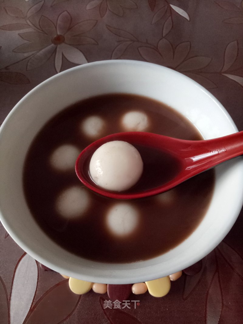 Chocolate Sauce Glutinous Rice Balls recipe