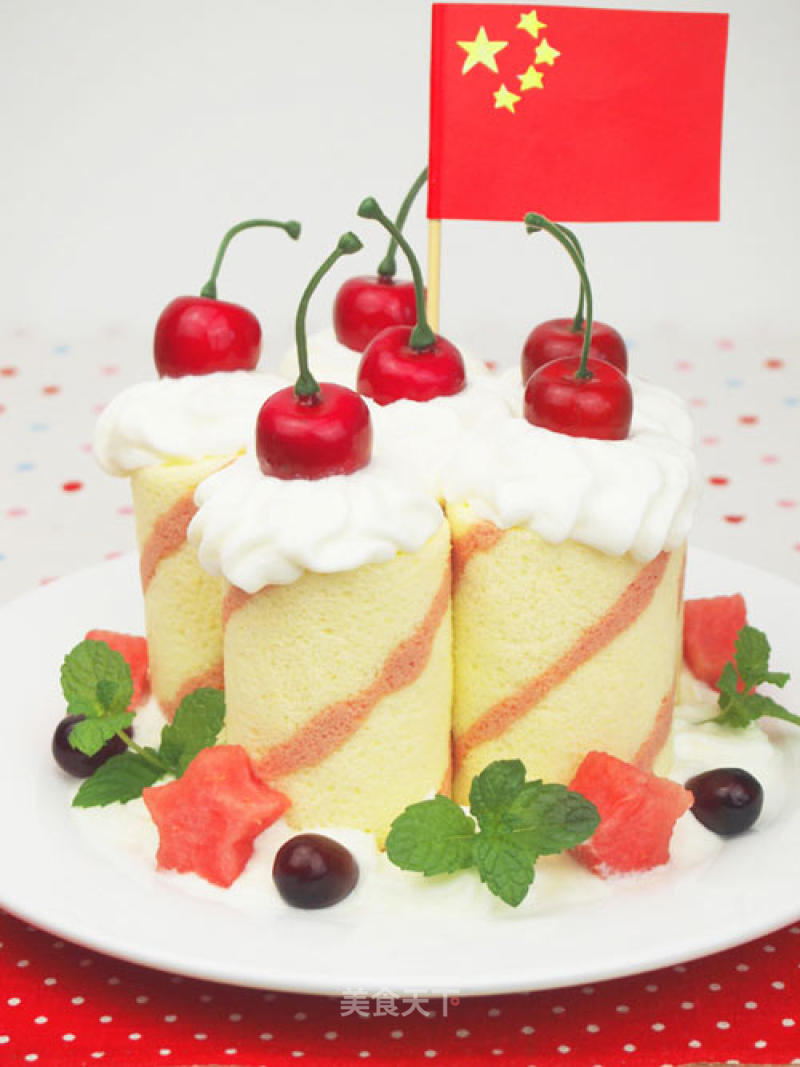 Deduct Blessings with Cake Rolls: Come On, China! recipe