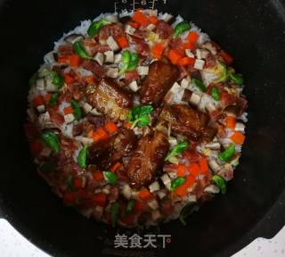 Braised Rice with Mushroom Ribs recipe