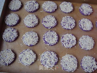 Purple Sweet Potato Sesame Cake recipe