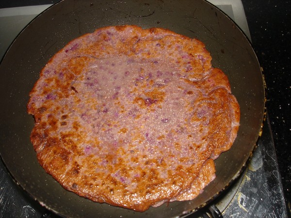 Purple Potato Egg Cake recipe
