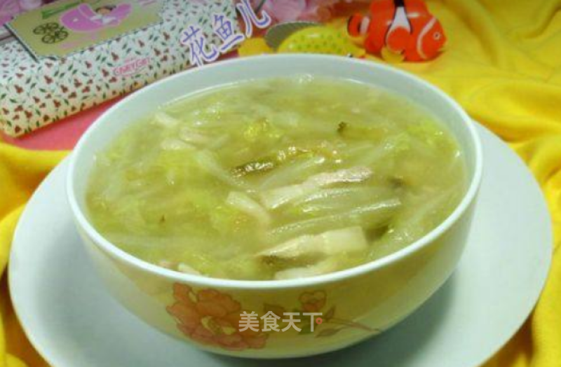 Pickled Mustard Pork and Cabbage Soup recipe