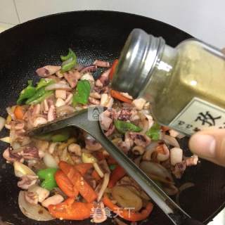 Double Pepper Fried Squid recipe