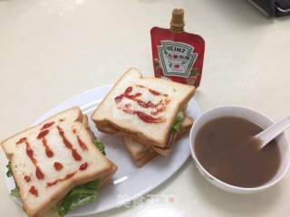 Vegetable Bacon Sandwich recipe