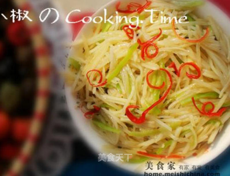 Hot and Sour Potato Shreds recipe