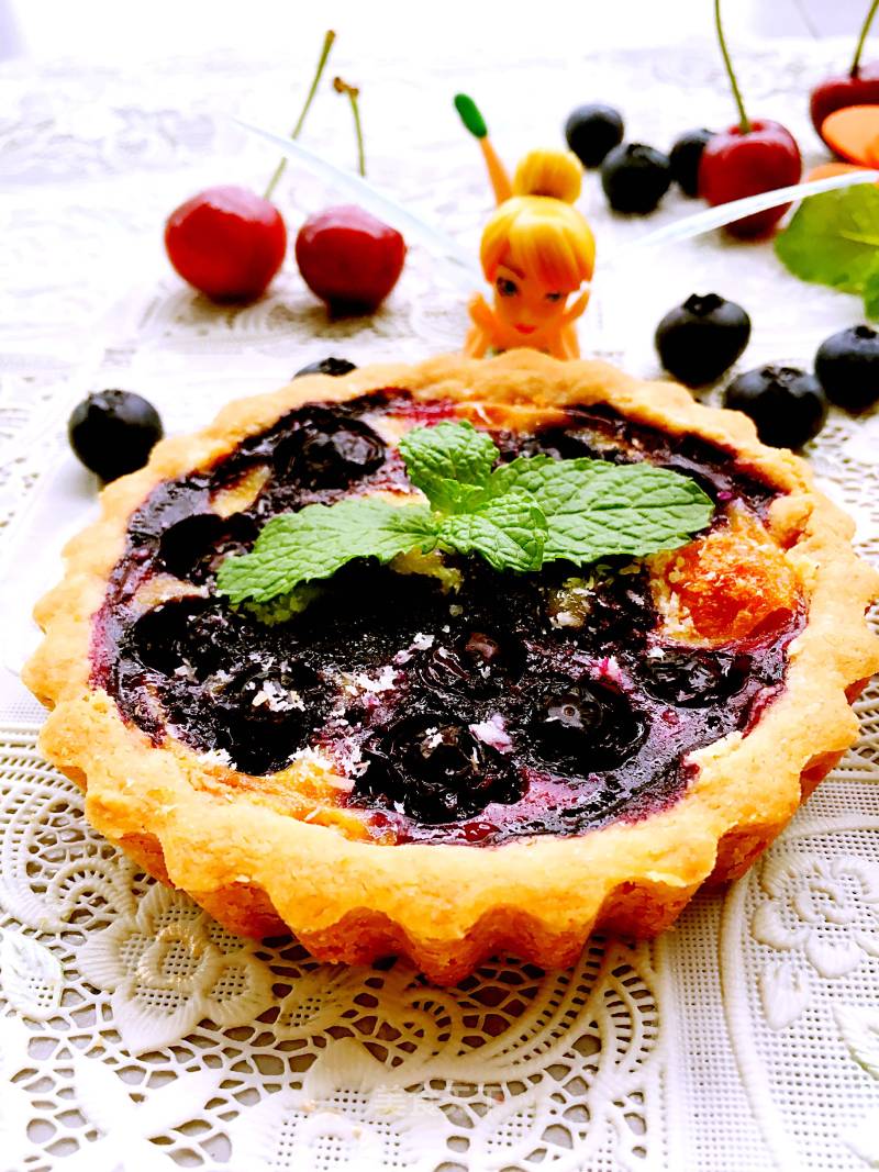 #aca烤明星大赛# Yogurt Blueberry Pie