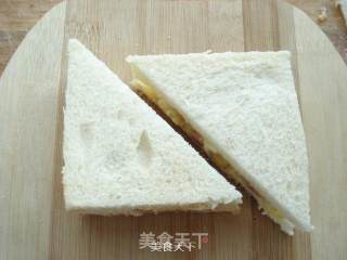 [trial Report of Chobe Series Products] Corn Salad Sandwich recipe