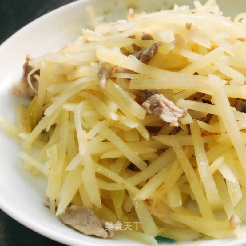 Hot and Sour Potato Shreds recipe