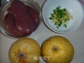 Pear Sliced Kidney recipe