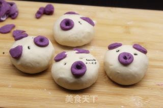 Little Pig Purple Sweet Potato Bun recipe
