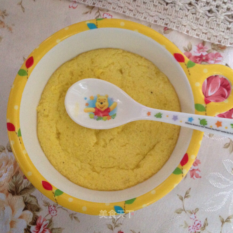 Baby Pumpkin Steamed Egg Yolk recipe