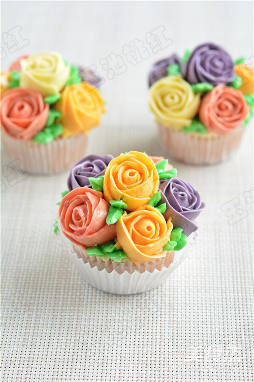 Flower Cup Cake recipe