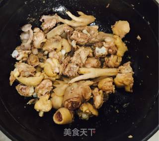 Stewed Chicken with Mushrooms recipe