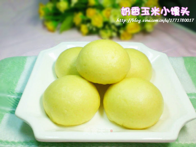 Milky Corn Buns recipe